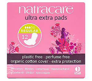 Natracare Натракэ Органические прокладки с крылышками Ultra Extra Regular 3 капли 12 шт