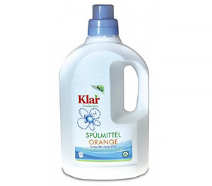 Klar Клар Средство для ручного мытья посуды апельсиновое гипоаллергенное 1,5 л