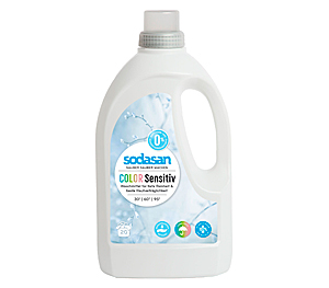 Sodasan Содасан Органическое жидкое средство для стирки детских изделий из цветных тканей  и для чувствительной кожи Sensitive 1,5 л